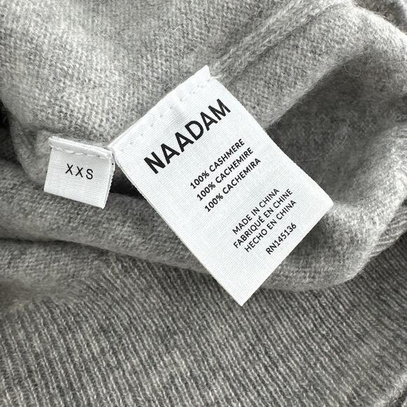 Naadam Women's Cement The Original Cashmere Sweater Size XXS - Picture 7 of 13